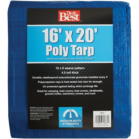 All-Source Medium Duty Tarp, Blue 700517